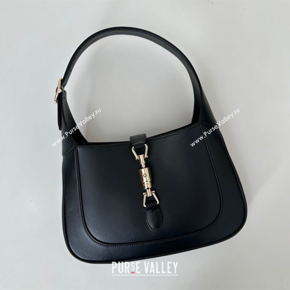 Gucci Jackie 1961 medium bag in Smooth Leather Black 2025 810232 (DLH-250701032)
