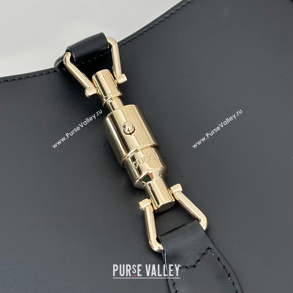 Gucci Jackie 1961 medium bag in Smooth Leather Black 2025 810232 (DLH-250701032)