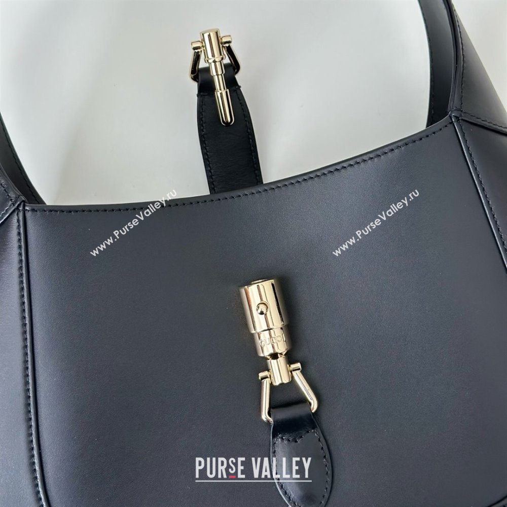 Gucci Jackie 1961 medium bag in Smooth Leather Black 2025 810232 (DLH-250701032)