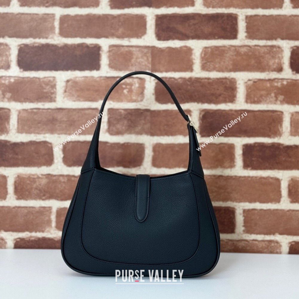 Gucci Jackie 1961 medium bag in Grainy Leather Black 2025 810232 (DLH-250701033)