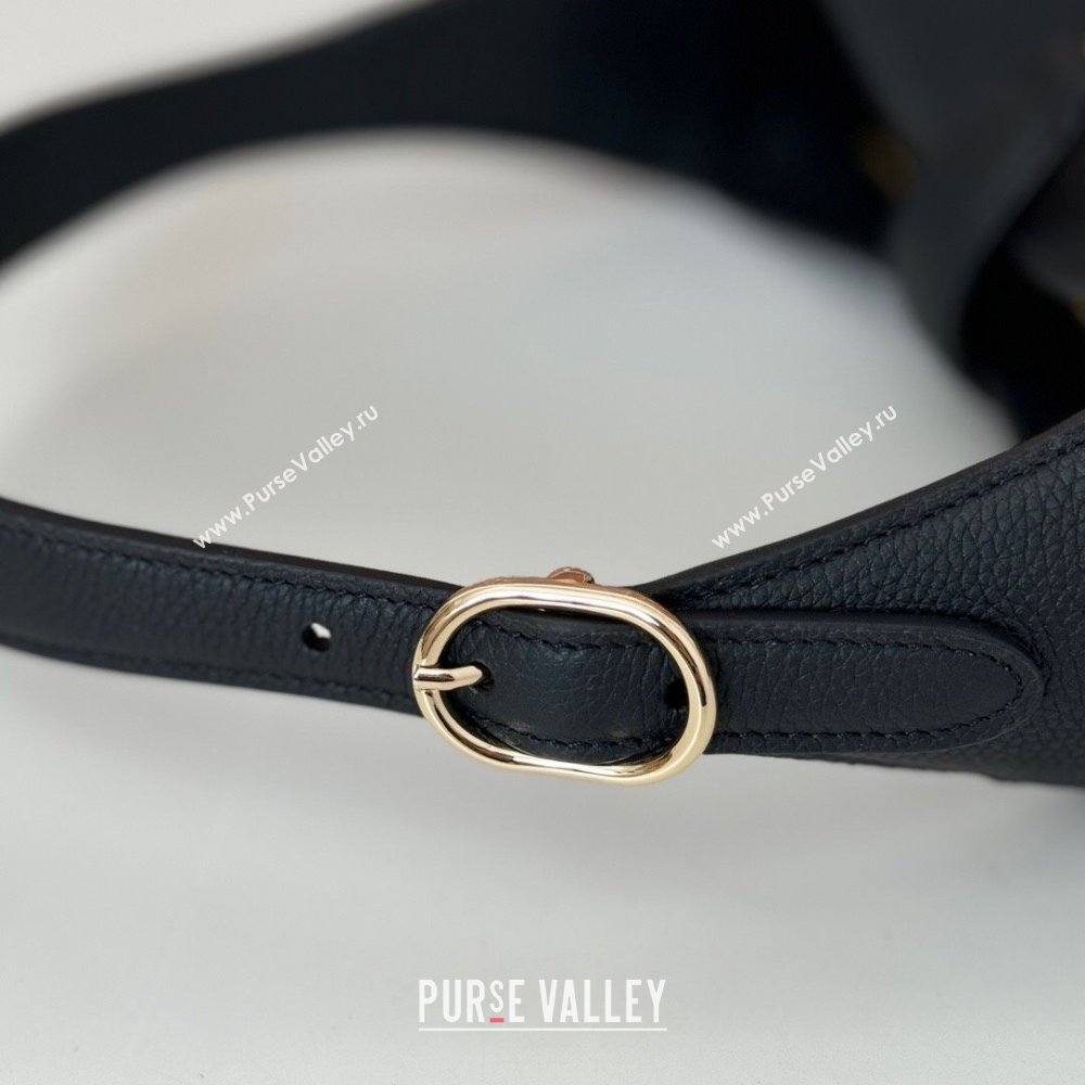 Gucci Jackie 1961 medium bag in Grainy Leather Black 2025 810232 (DLH-250701033)