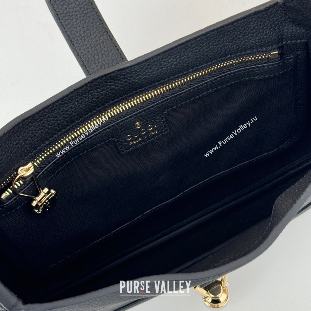 Gucci Jackie 1961 medium bag in Grainy Leather Black 2025 810232 (DLH-250701033)