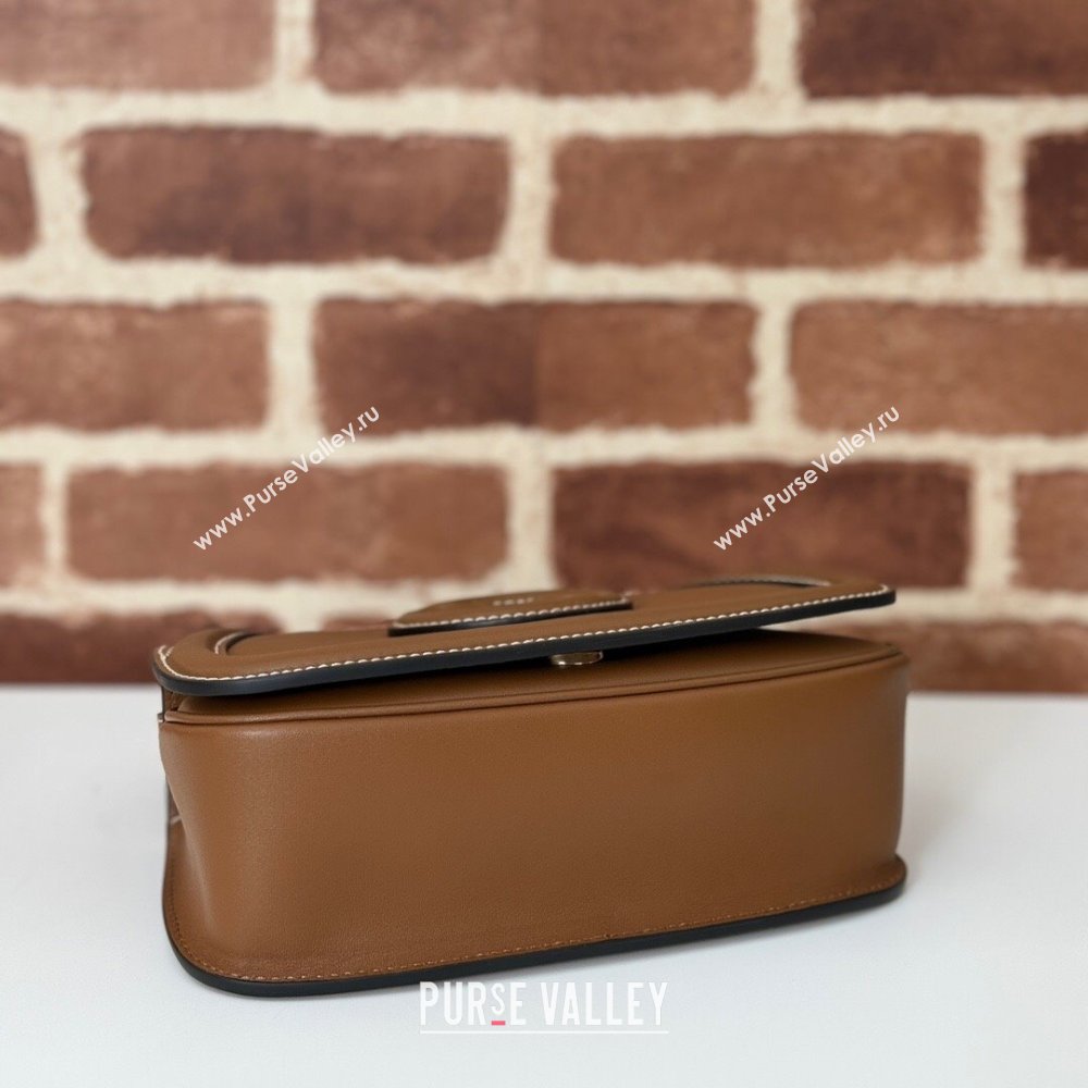 Gucci Blondie Mini Shoulder bag in Smooth Leather 815700 Tan Brown 2024 (DLH-241102055)