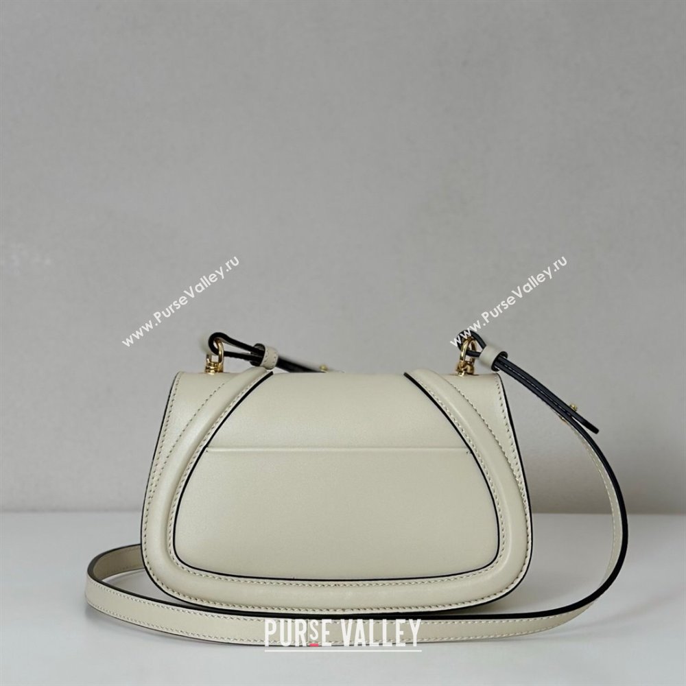 Gucci Blondie Small Shoulder bag in Smooth Leather 815700 White 2025 (DLH-250701026)