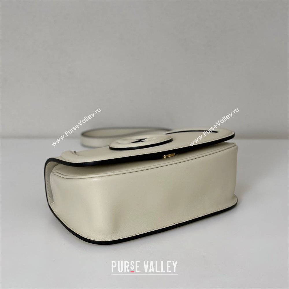 Gucci Blondie Small Shoulder bag in Smooth Leather 815700 White 2025 (DLH-250701026)