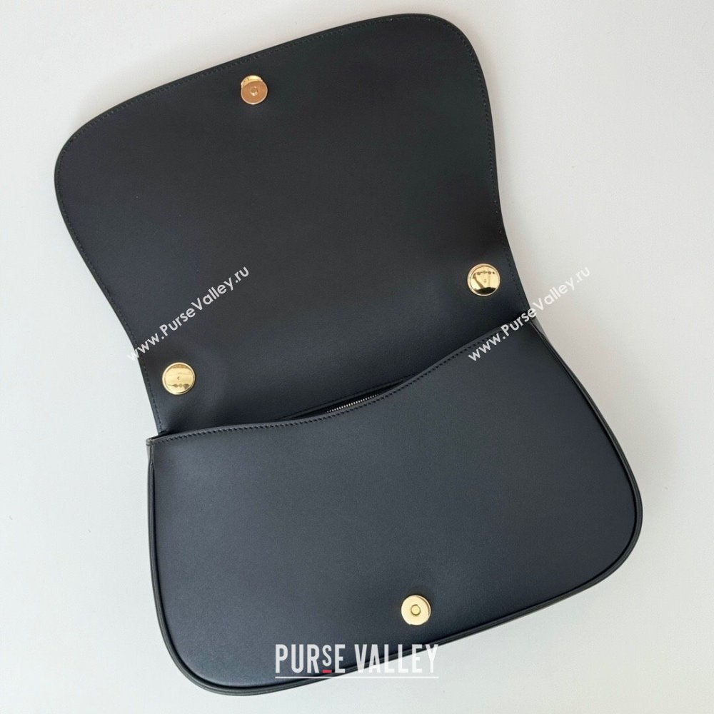 Gucci Blondie Leather Medium Top Handle Bag 815719 Black 2024 (DLH-250117093)