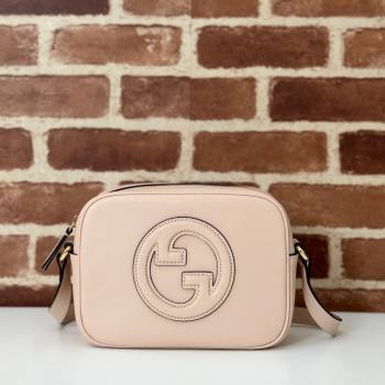 Gucci Blondie Leather Mini Shoulder Bag 820429 Light Pink 2024 (DLH-241211094)