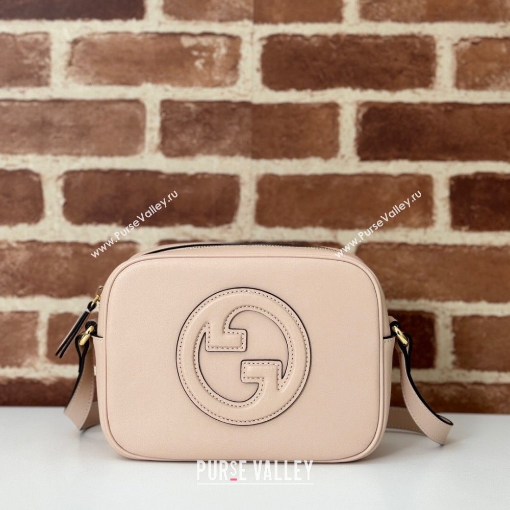 Gucci Blondie Leather Mini Shoulder Bag 820429 Light Pink 2024 (DLH-241211094)