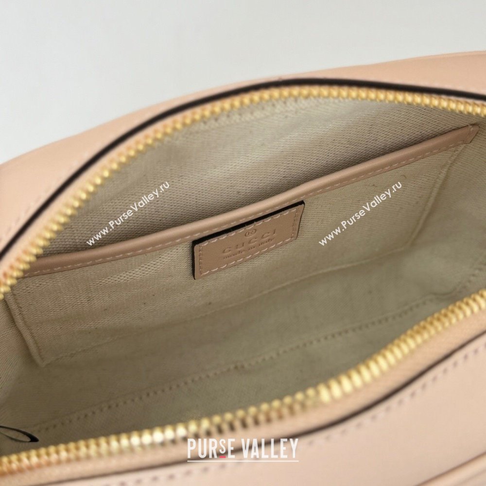 Gucci Blondie Leather Mini Shoulder Bag 820429 Light Pink 2024 (DLH-241211094)