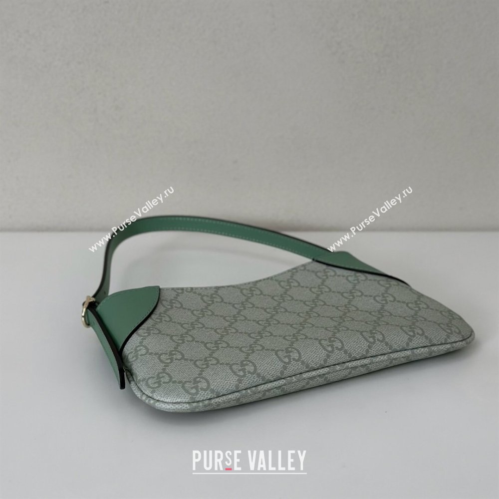 Gucci GG Canvas Emblem Mini Shoulder bag Green 2026 820696 (DLH-260127077)
