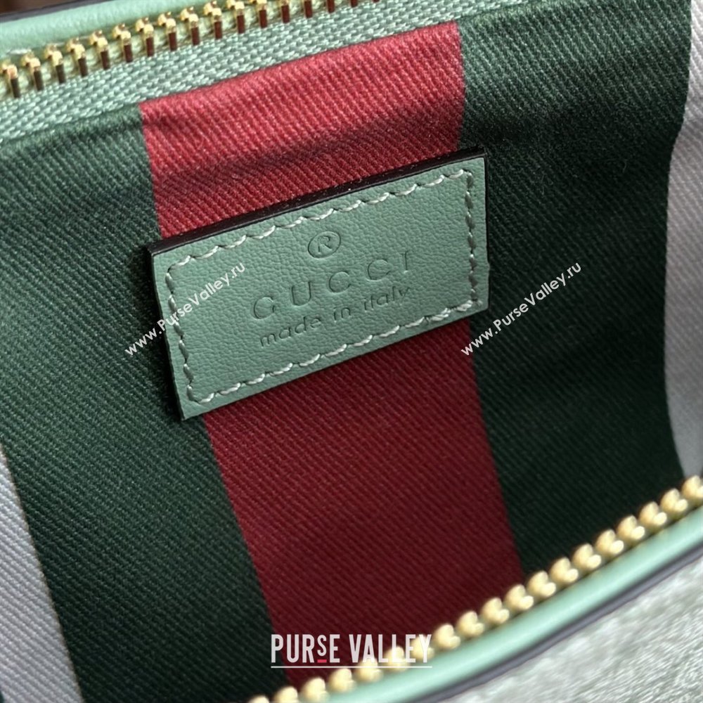 Gucci GG Canvas Emblem Mini Shoulder bag Green 2026 820696 (DLH-260127077)