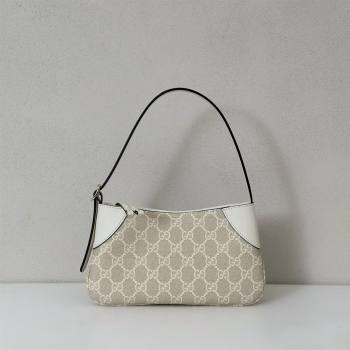 Gucci GG Canvas Emblem Mini Shoulder bag White 2026 820696 (DLH-260127079)