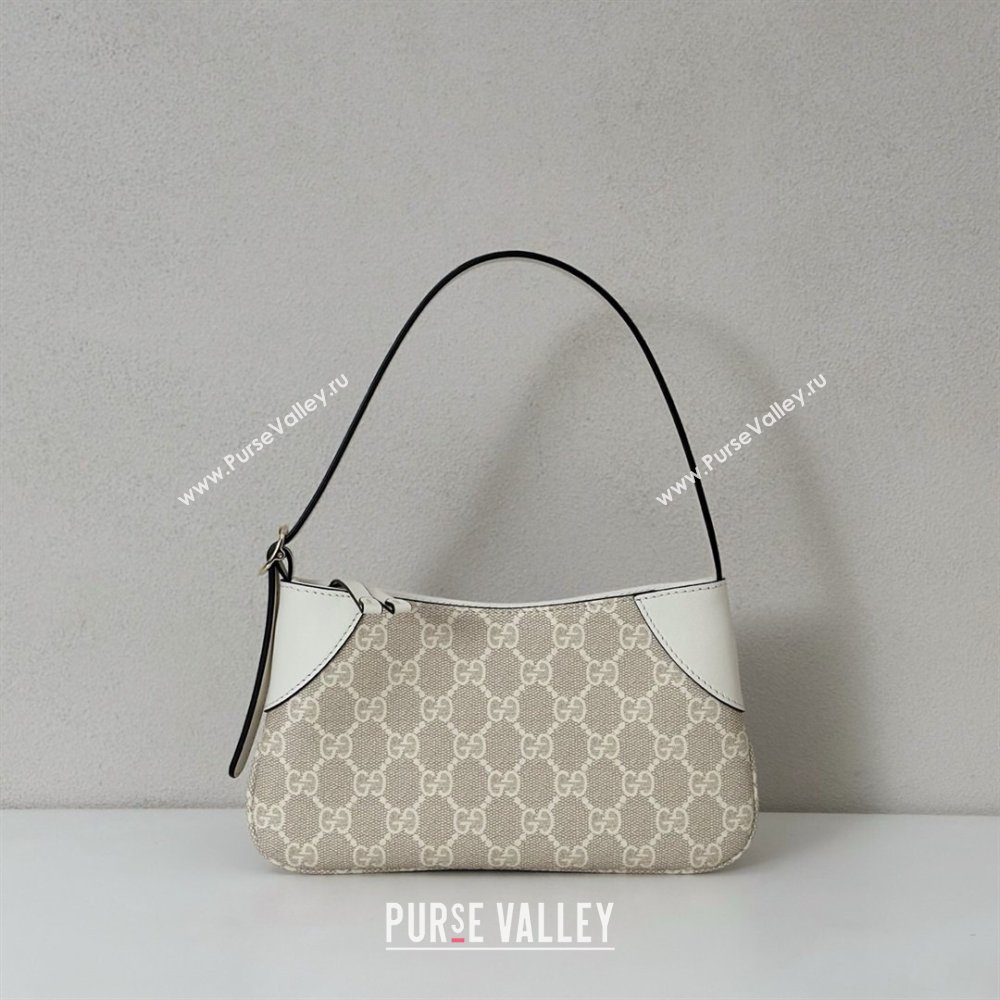 Gucci GG Canvas Emblem Mini Shoulder bag White 2026 820696 (DLH-260127079)