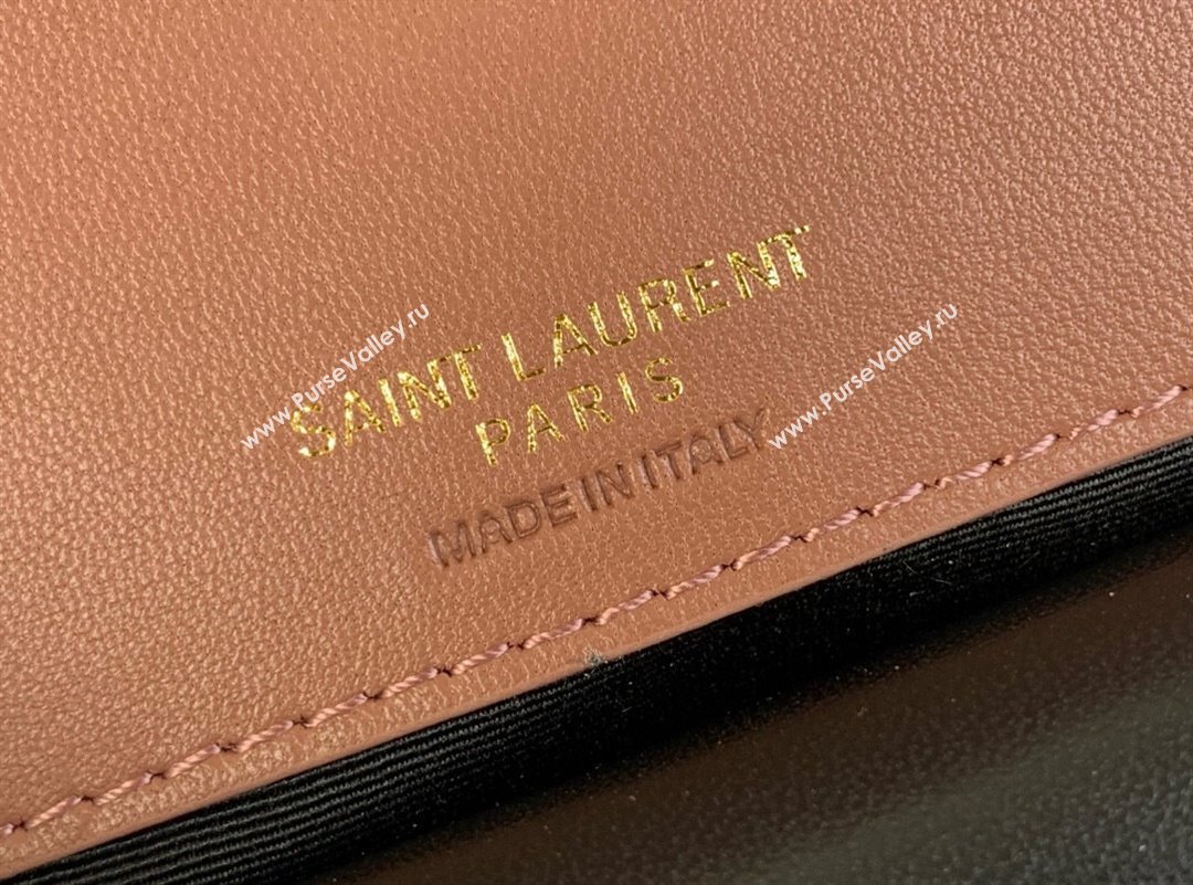 Saint Laurent Loulou Mini Bag in Matelasse Lambskin Rose Pink 2025 821749 (YY-250924136)