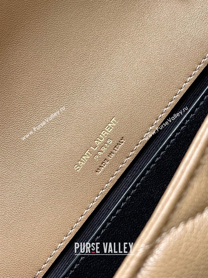 Saint Laurent Loulou Mini Bag in Matelasse Lambskin Beige 2025 821749 (YY-250924143)