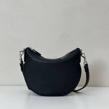 Gucci Mens B small shoulder bag in grainy leather Black 2025 824529 (DLH-250630096)