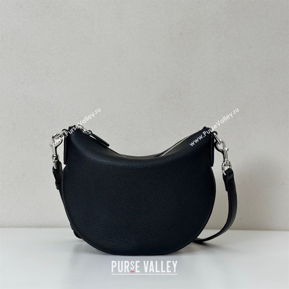 Gucci Mens B small shoulder bag in grainy leather Black 2025 824529 (DLH-250630096)