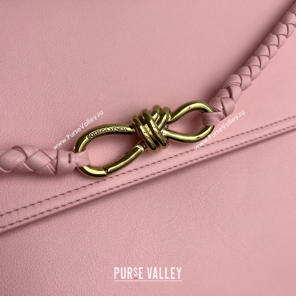 Bottega Veneta Large Ciao Ciao Top Handle Bag in Calf Leather 826195 Rose Pink 2025 (WT-250519027)