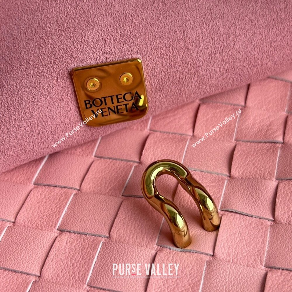 Bottega Veneta Large Ciao Ciao Top Handle Bag in Calf Leather 826195 Rose Pink 2025 (WT-250519027)