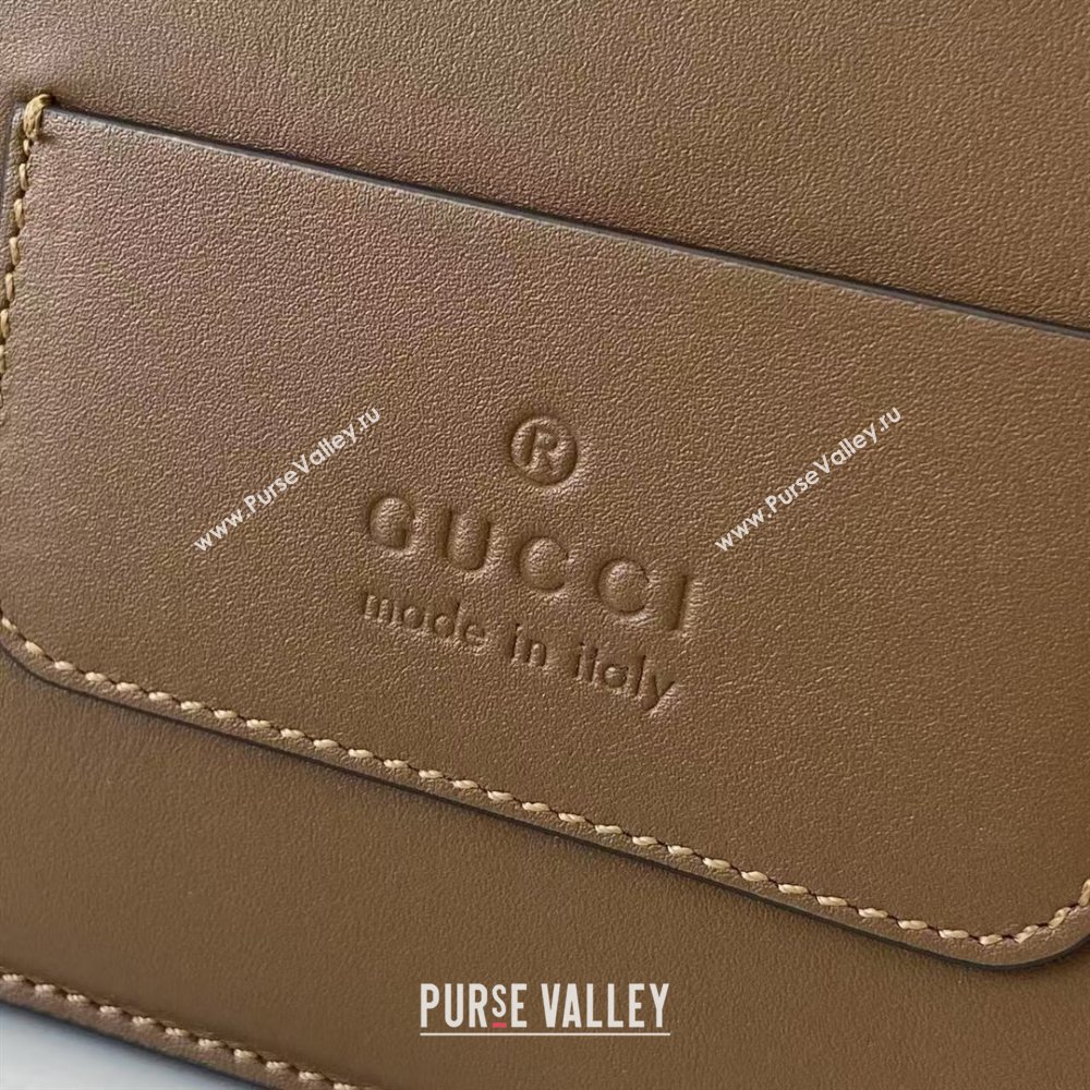 Gucci Go Suede small shoulder bag Brown 2025 826761 (XLU-250808068)