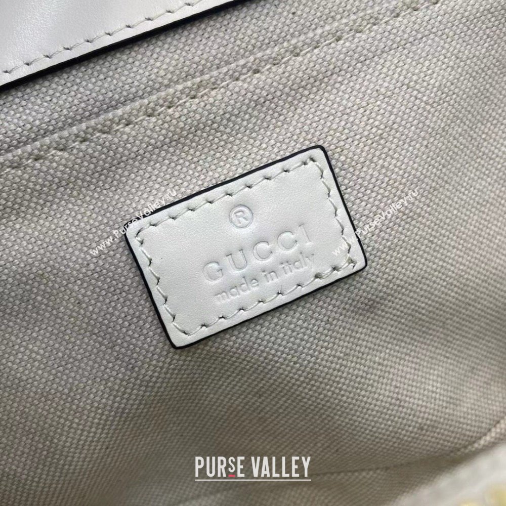 Gucci Go GG Canvas small shoulder bag Grey 2025 826761 (XLU-250808070)