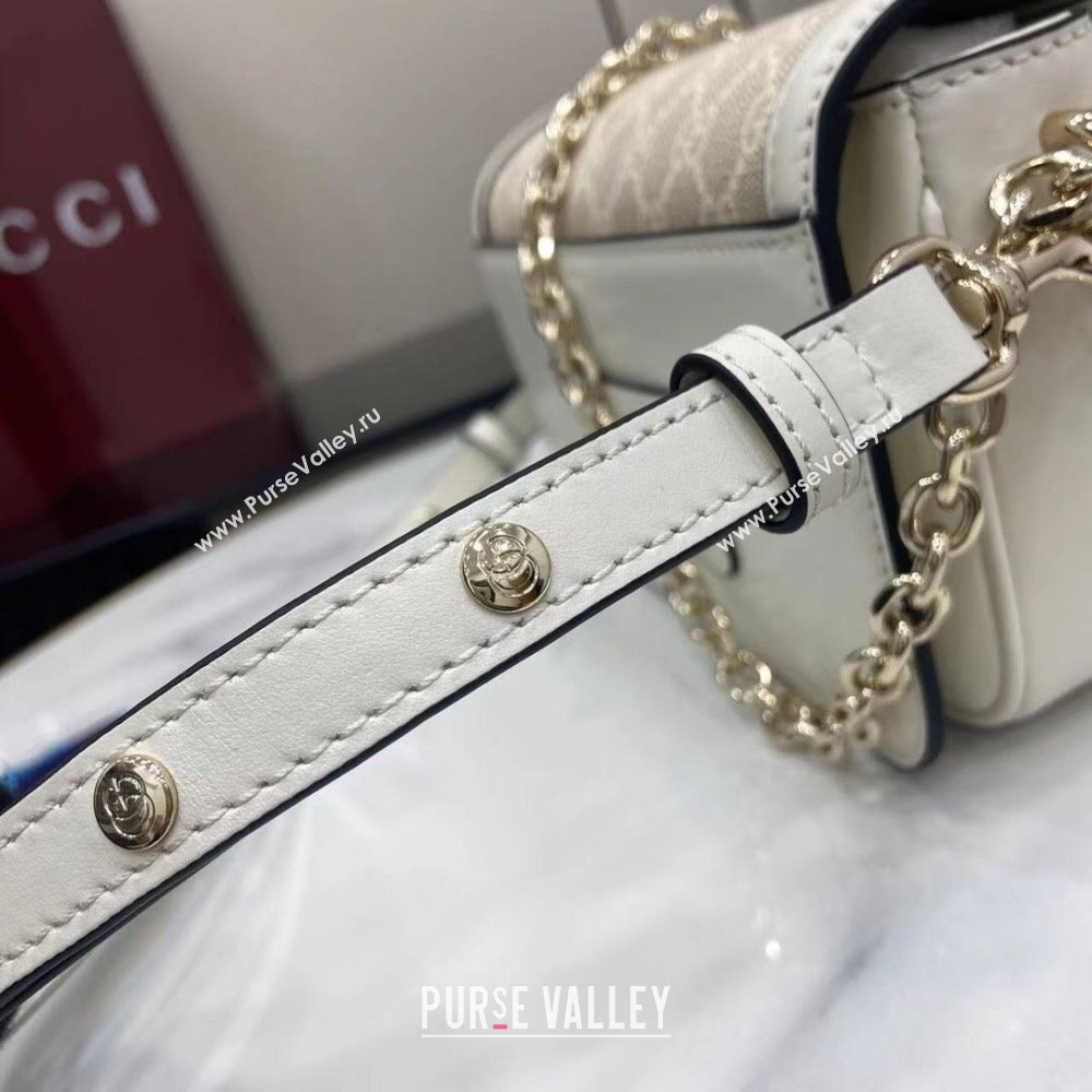 Gucci Go GG Canvas small shoulder bag Grey 2025 826761 (XLU-250808070)
