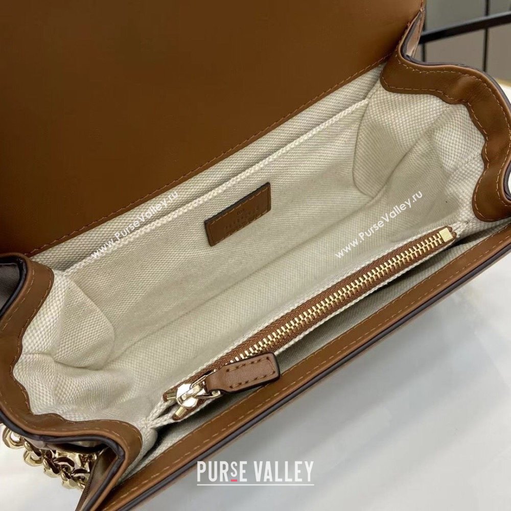 Gucci Go GG Denim small shoulder bag Blue 2025 826761 (XLU-250808071)