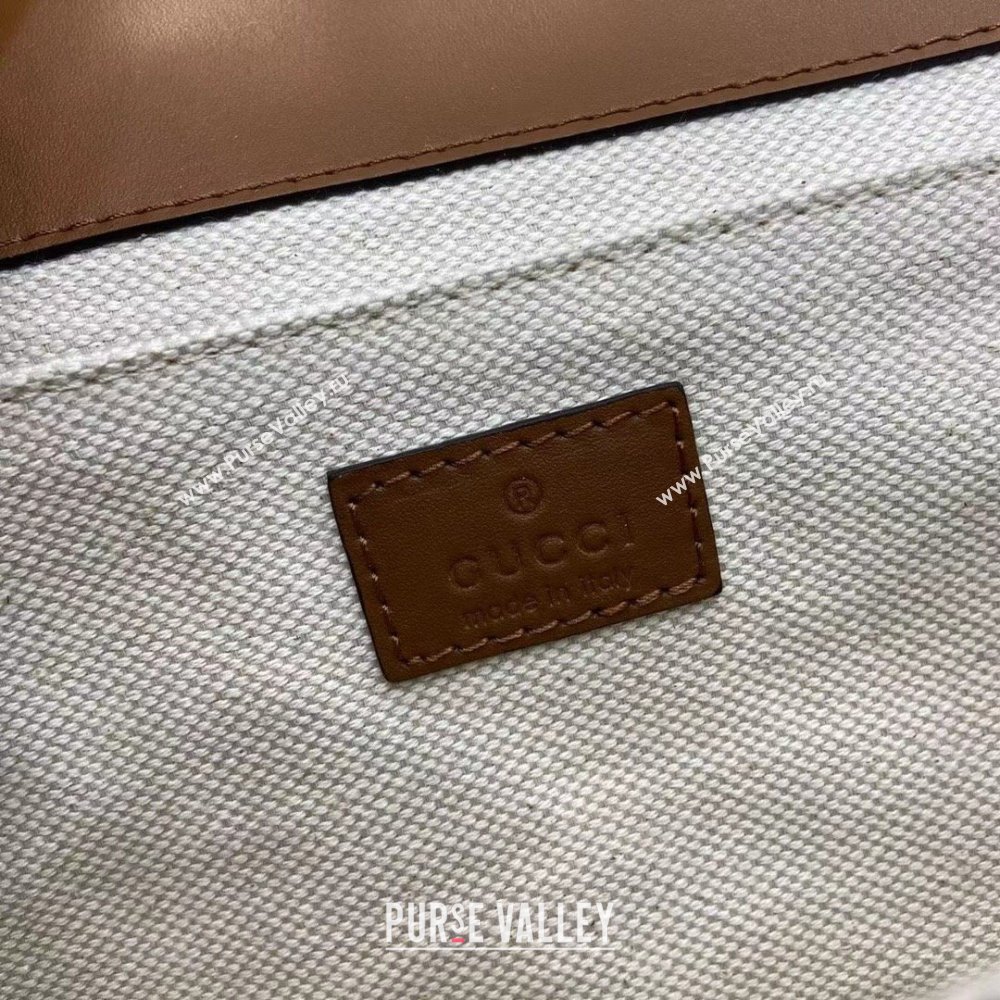 Gucci Go GG Denim small shoulder bag Blue 2025 826761 (XLU-250808071)