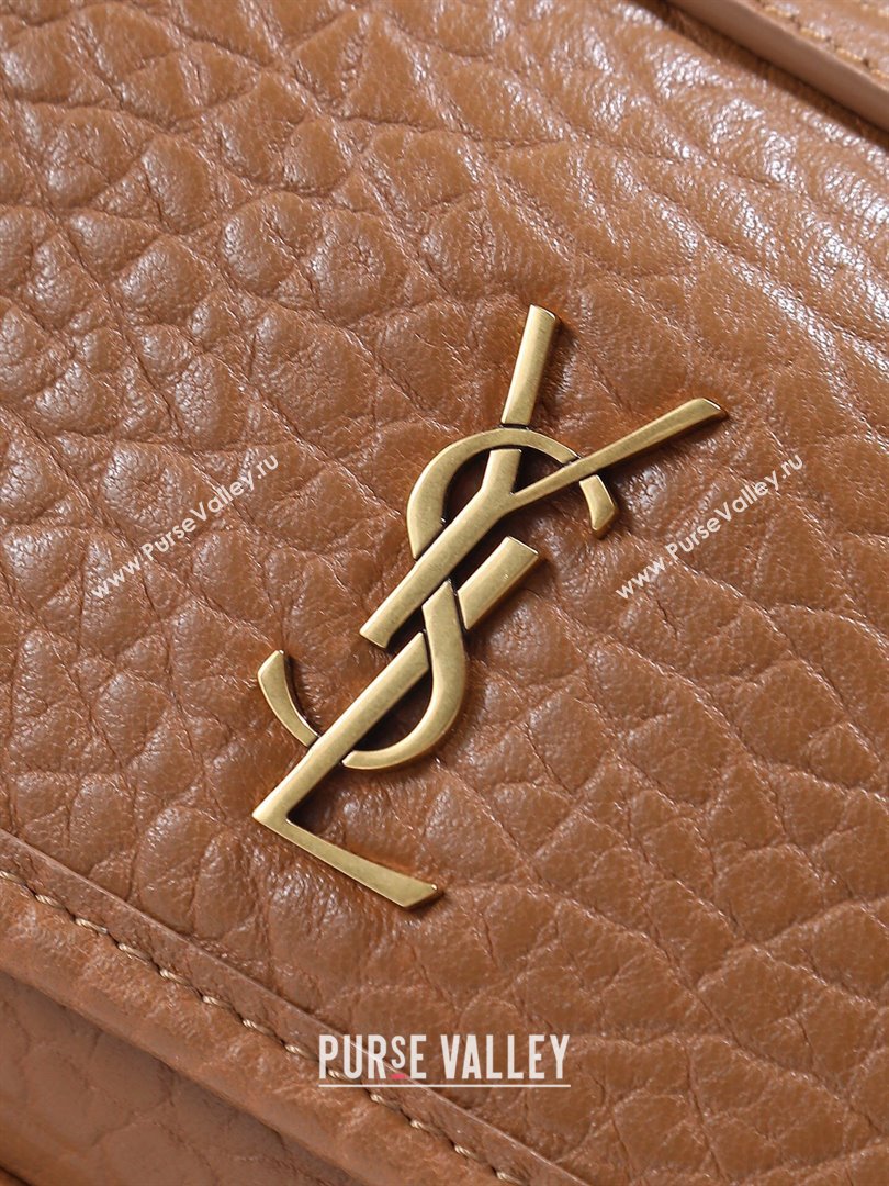 Saint Laurent Niki Mini bag in Grained Lambskin 828736 Dark Brown 2025 (YY-250801133)