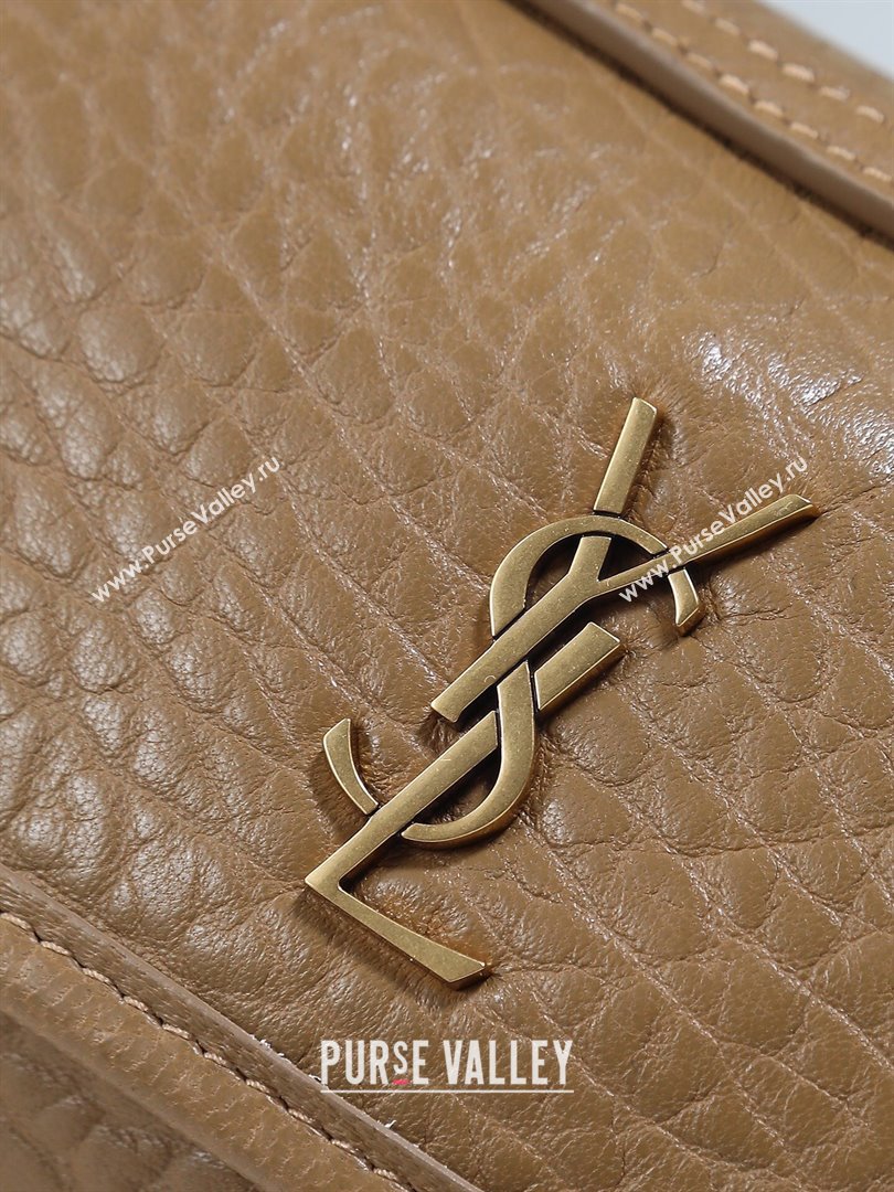 Saint Laurent Niki Mini bag in Grained Lambskin 828736 Dark Cork 2025 (YY-250801134)