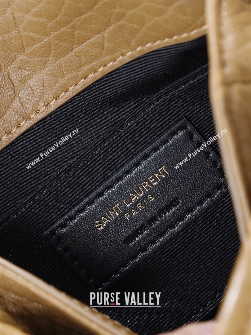 Saint Laurent Niki Mini bag in Grained Lambskin 828736 Dark Cork 2025 (YY-250801134)