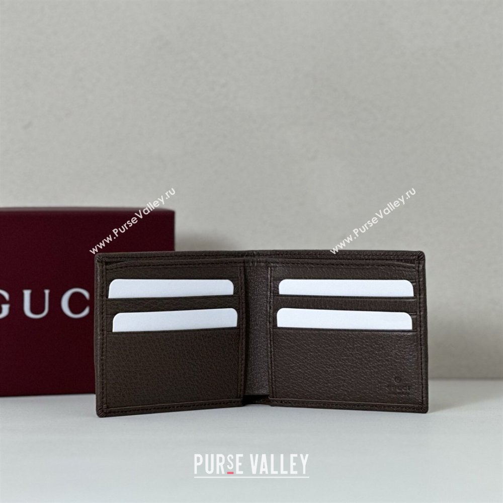 Gucci Bi-fold Wallet in GG Canvas Beige/Brown 2026 834271 (DLH-260128095)