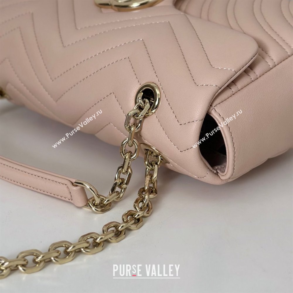 Gucci GG Marmont medium shoulder bag Soft Pink 2025 837267 (DLH-250630006)