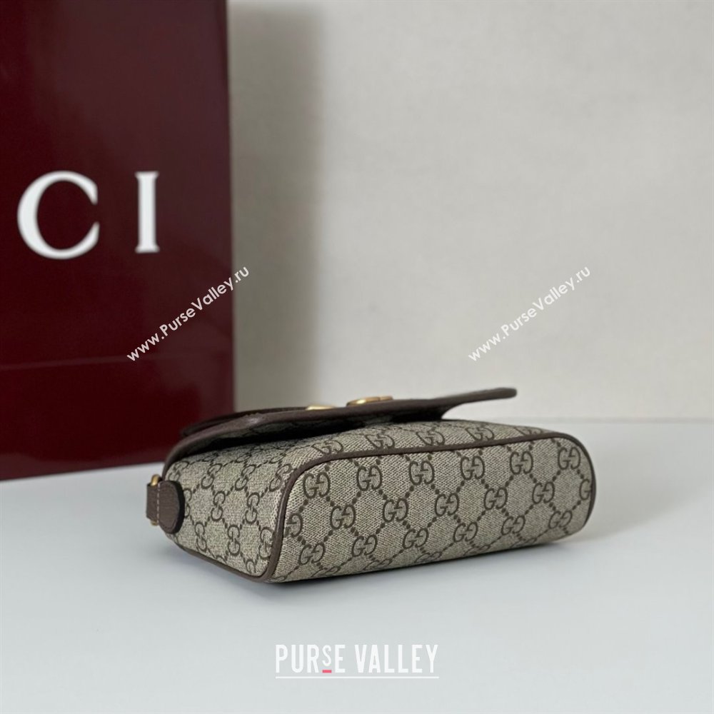 Gucci Ophidia GG Canvas mini bag Beige/Brown 2025 838599 (DLH-250930073)