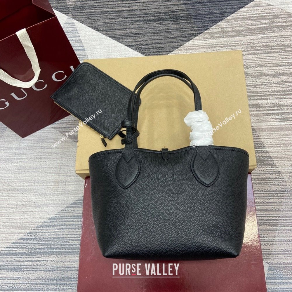 Gucci Totissima small reversible tote bag Black 2025 ‎839124 (DLH-251124131)