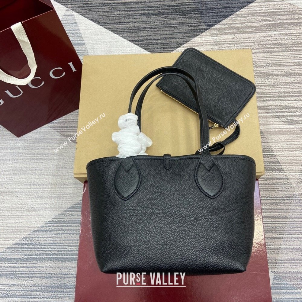 Gucci Totissima small reversible tote bag Black 2025 ‎839124 (DLH-251124131)