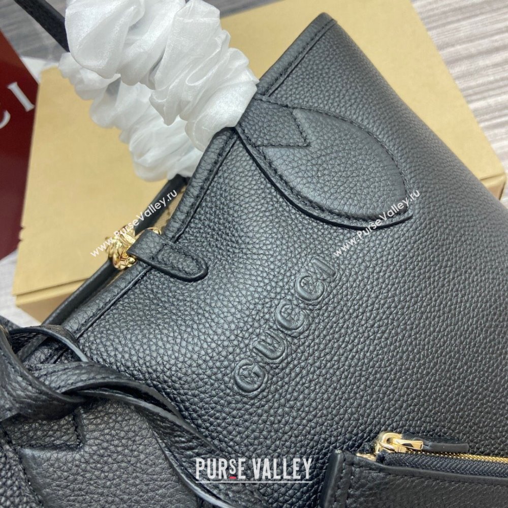 Gucci Totissima small reversible tote bag Black 2025 ‎839124 (DLH-251124131)