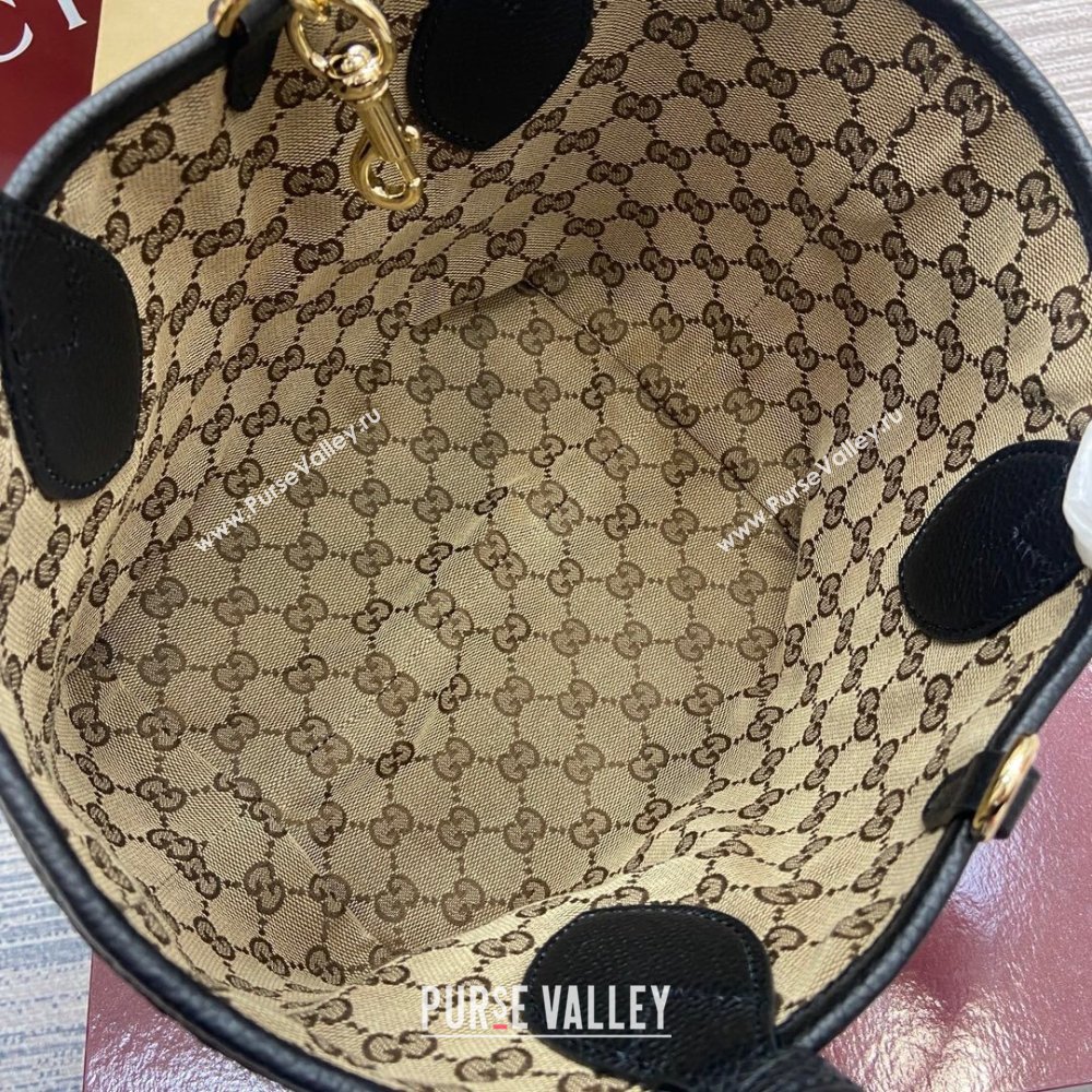 Gucci Totissima small reversible tote bag Black 2025 ‎839124 (DLH-251124131)