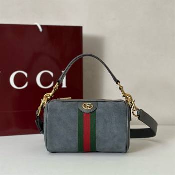 Gucci Mens Ophidia mini bag in Suede Dark Grey 2025 846869 (DLH-251125029)