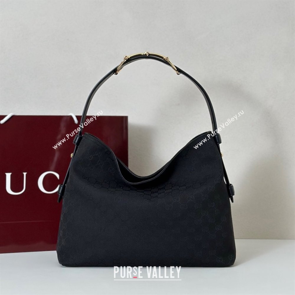 Gucci Beatrix GG Canvas medium tote bag Black 2025 850926 (DLH-251124092)