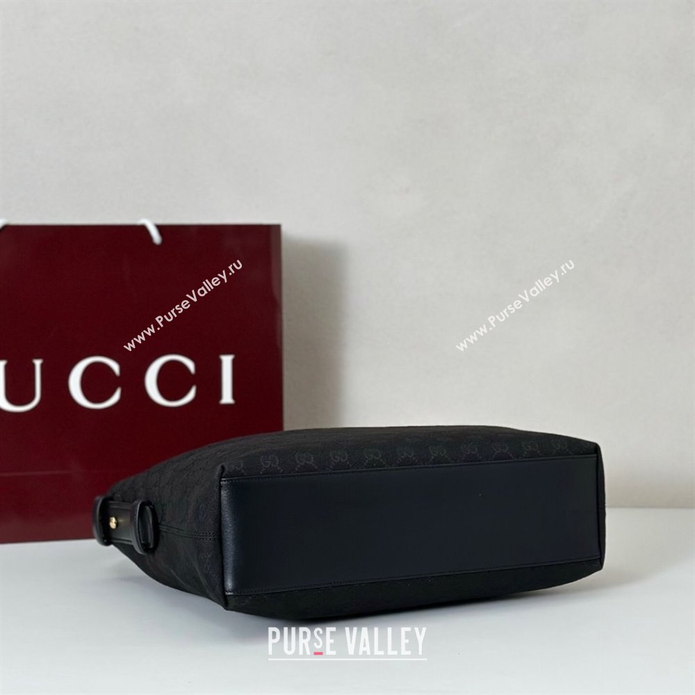 Gucci Beatrix GG Canvas medium tote bag Black 2025 850926 (DLH-251124092)