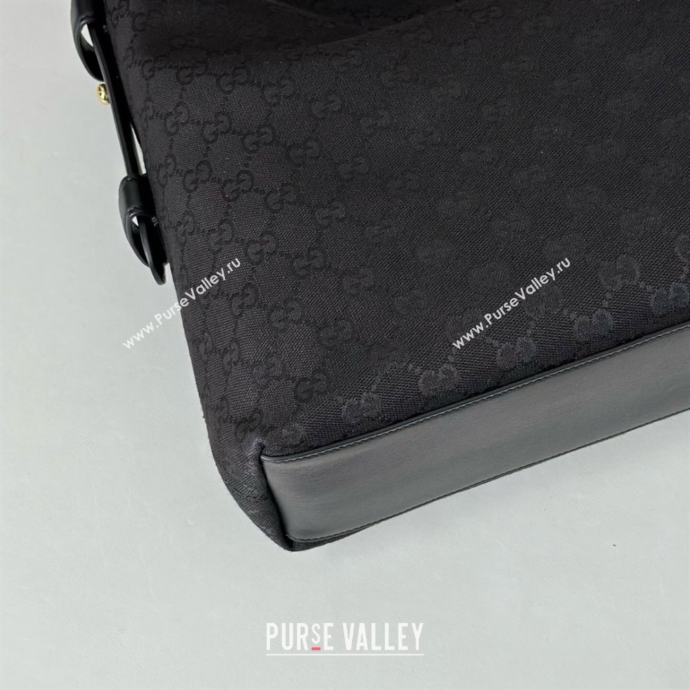 Gucci Beatrix GG Canvas medium tote bag Black 2025 850926 (DLH-251124092)