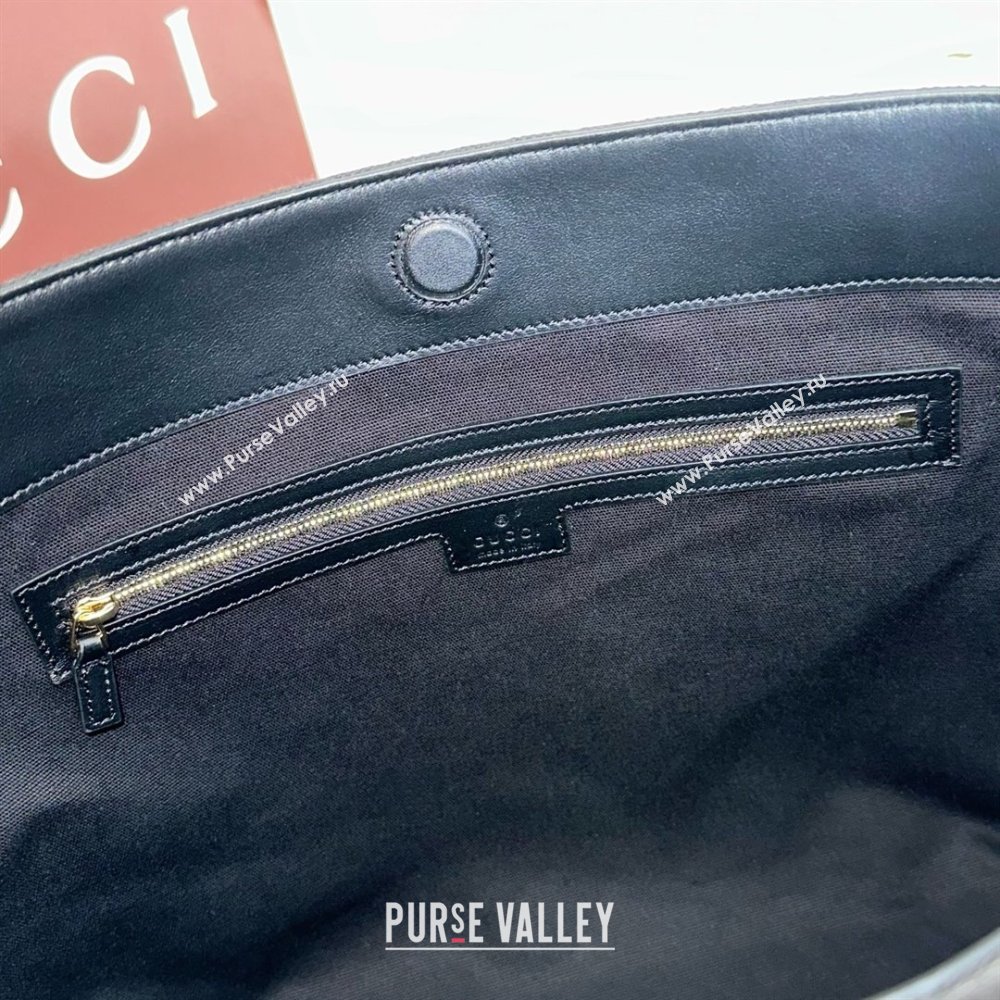 Gucci Beatrix GG Canvas medium tote bag Black 2025 850926 (DLH-251124092)