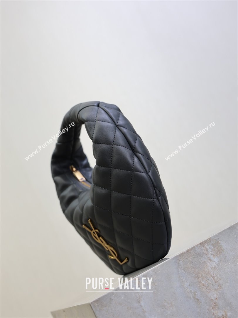 Saint Laurent Icarino Mini Bag in Quilted Nappa Leather Dark Grey 2025 851689 (YY-250924062)