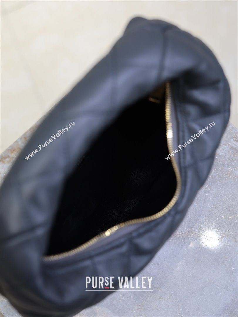 Saint Laurent Icarino Mini Bag in Quilted Nappa Leather Dark Grey 2025 851689 (YY-250924062)