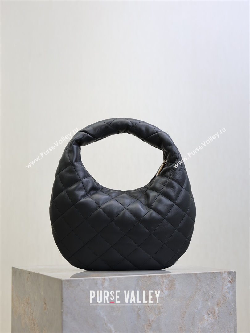 Saint Laurent Icarino Mini Bag in Quilted Nappa Leather Dark Grey 2025 851689 (YY-250924062)