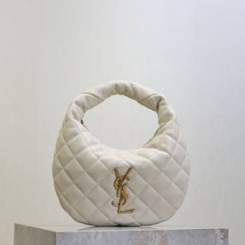 Saint Laurent Icarino Mini Bag in Quilted Nappa Leather White 2025 851689 (YY-250924063)