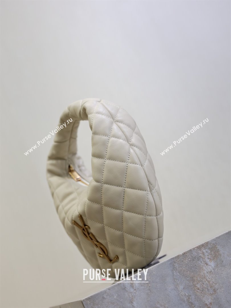 Saint Laurent Icarino Mini Bag in Quilted Nappa Leather White 2025 851689 (YY-250924063)