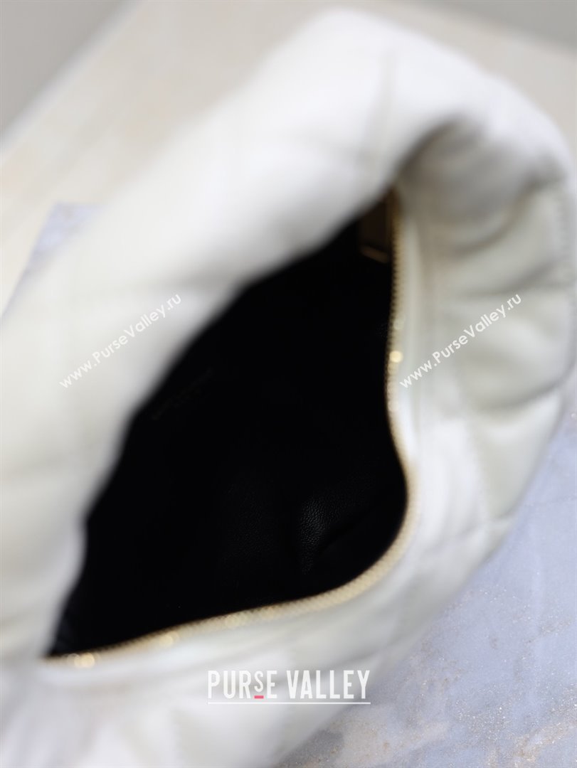 Saint Laurent Icarino Mini Bag in Quilted Nappa Leather White 2025 851689 (YY-250924063)