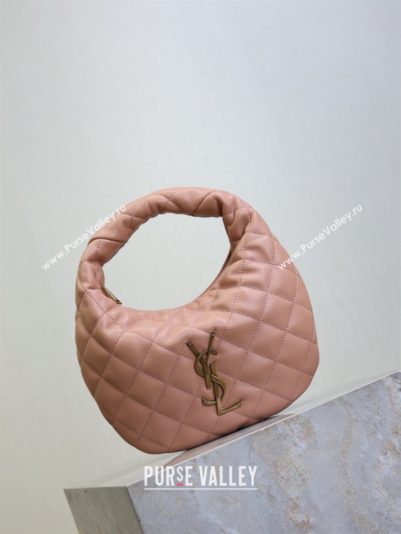 Saint Laurent Icarino Mini Bag in Quilted Nappa Leather Hortensia Pink 2025 851689 (YY-250924061)